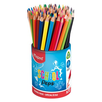 Maped 學用色鉛筆72支 45%回收材料  12色  1組