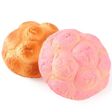 慢回彈25cm超大菠蘿包仿真食物pu仿真蛋糕捏捏樂解壓玩具廠批發