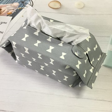 居家車用面紙套  小蝴蝶結A款