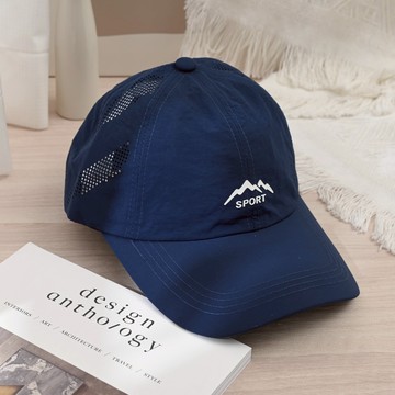 三星速乾防潑水球帽(SPORT)-丈青