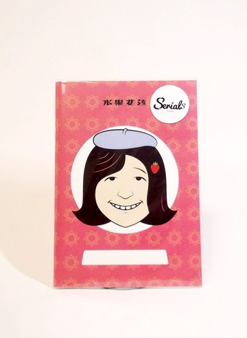 草莓女孩--騎馬釘空白筆記本