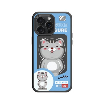 iPhone 15 Pro Max SolidX 黑 - VITA VITA．塔仔是隻貓 - 還缺這隻大公仔