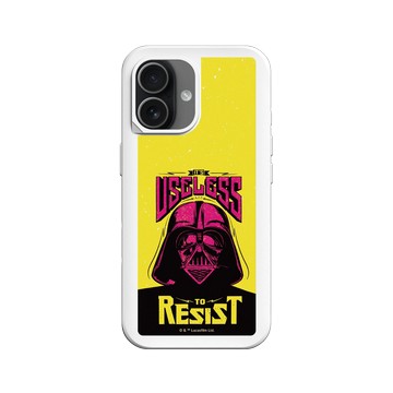 iPhone 17 SolidX 白 - 迪士尼-星際大戰 Star Wars - 黑武士-Useless to Resist