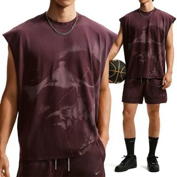 Nike As Ja M Nk Df Si Sl Top 無袖 男款 紫紅色 印花 運動 休閒 IM5203-652