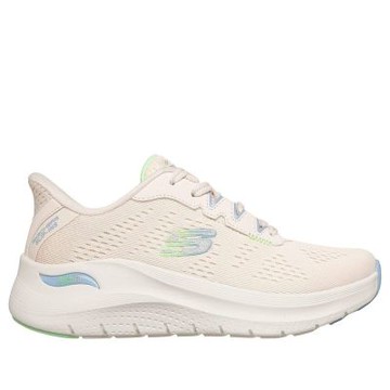 Skechers 思克威爾 Arch Fit 2.0 [150333NTMT] 女 休閒鞋 舒適 時尚 支撐 米 藍
