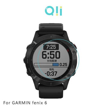 Qii GARMIN fenix 6 玻璃貼 (兩片裝)【APP賺6%點數 領券最高折500】