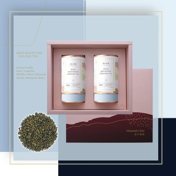 【中秋禮盒】職人系列-蜜香烏龍茶雙罐茶禮盒150g/2罐附提袋