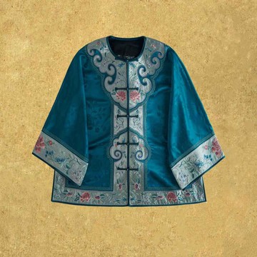 潤秋 新中式復古 中國風香云紗上衣