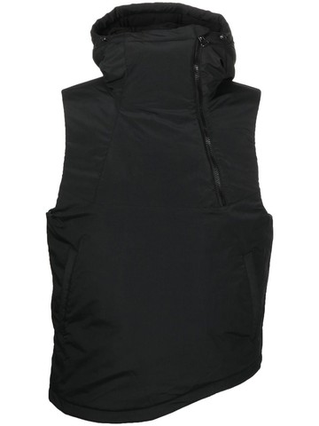 Maharishi - pull-over hooded gilet - men - Nylon - L - Black