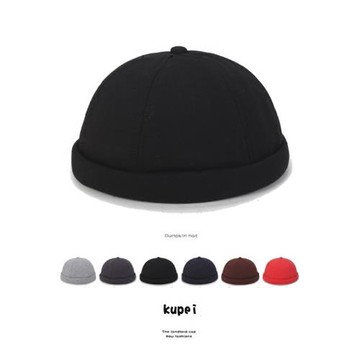 地主帽子男秋冬韓版潮街頭復古無檐水手帽雅痞瓜皮帽女南瓜貝雷帽