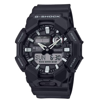 CASIO G-SHOCK 十年電力 經典黑 雙顯示系列 GA-010-1A_51.9mm