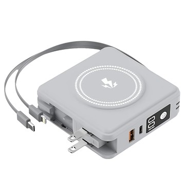 HONG JIN 宏晉 全能旅充行動電源 Type-C  HJ-V2  岩石灰