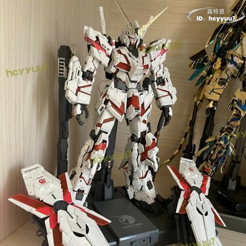 【現貨免運】高達HG強襲自由命運角獸紅異端拼裝模型手辦機甲男孩隨機玩具