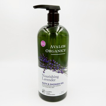 美國AVALON沐浴乳-薰衣草家庭號32oz