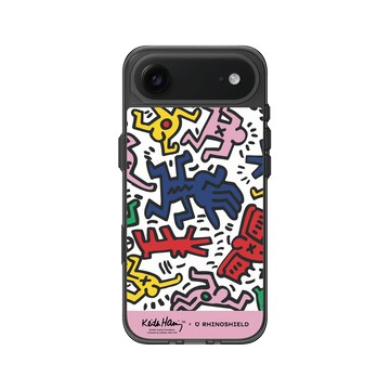 iPhone Air Clear (相機按鈕) 酷墨灰 - Keith Haring - Icons