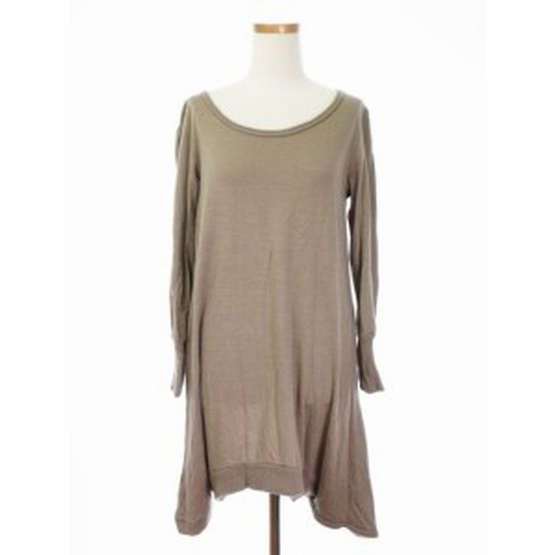 中古 ズッカ Zucca ワンピース 長袖 変形 ミニ ウール M 茶 ブラウン Kt レディース 通販 Lineポイント最大1 0 Get Lineショッピング