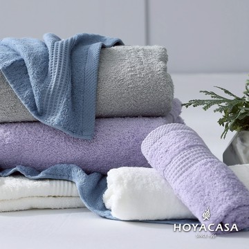HOYACASA 100%天然有機棉毛巾｜多色任選｜33x78cm