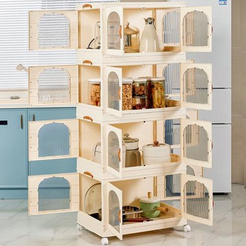 衣服折疊收納柜寶寶玩具塑料雜物儲物柜兒童家用收納箱收納盒