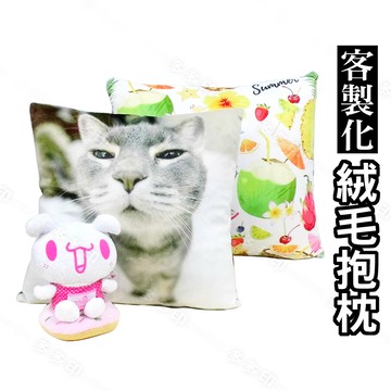 客製化 短絨毛抱枕 多種尺寸 來圖訂製 訂做抱枕 枕頭(含枕心) 生日 畢業 情人節 禮物