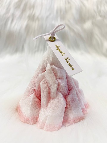 粉紅色雪山蠟燭