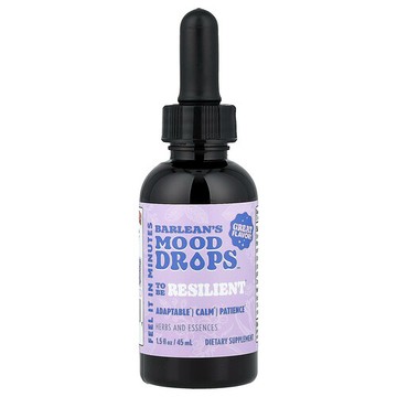 Barlean's, Mood Drops™，適應，1.5 液量盎司（45 毫升）