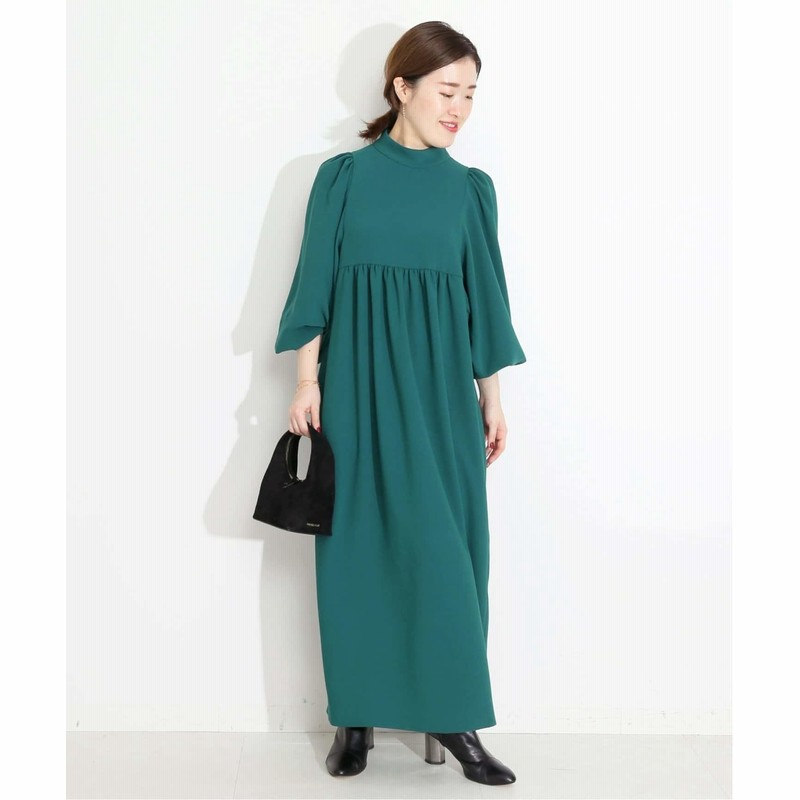 レディース ヴェルメイユ パー イエナ アセテートバックサテンジョーゼットワンピース グリーン フリー 通販 Lineポイント最大1 0 Get Lineショッピング