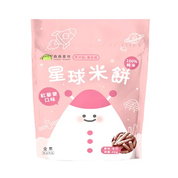 FOREST PLANET 森森星球 星球米餅 6個月以上寶寶適用 條狀設計  紅藜麥  40g  1包