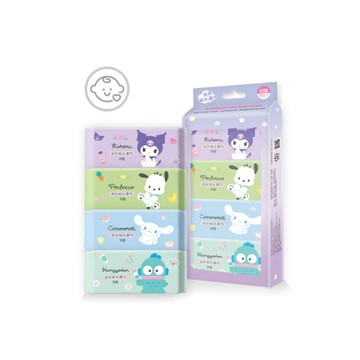 三麗鷗超純水嬰兒迷你濕巾8抽8包