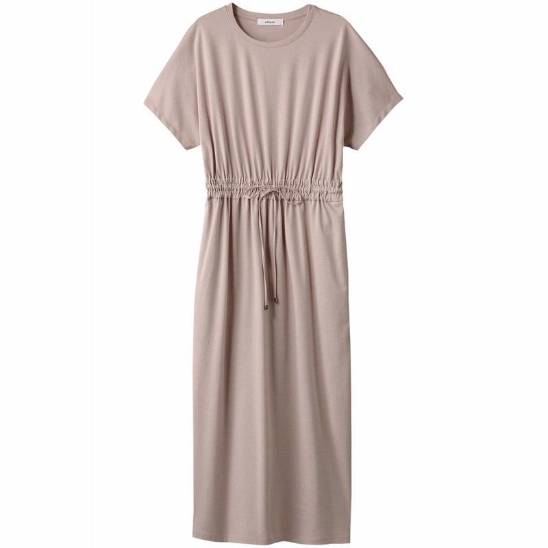 正規 エブール ebure エアリーコットン ドロストイージーワンピース