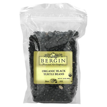 Bergin Fruit and Nut Company, 有機烏龜豆，20 盎司（568 克）