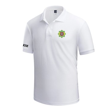 土庫曼斯坦Turkmenistan足球運動翻領Polo衫國家隊服夏季短袖t恤