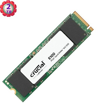 Crucial E100 2TB PCIe Gen4 NVMe SSD CT2000E100SSD8 公司貨 固態硬碟｜APP賺6%點數回饋