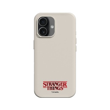 iPhone 17 SolidX 貝殼灰 - Stranger Things - 經典 LOGO