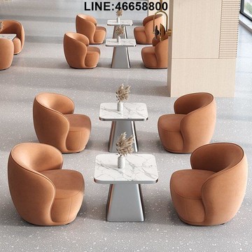 免運 速發 附發票 洽談桌椅 辦公桌椅 接待桌椅 桌椅組合 商用桌椅 美容室桌椅 等待室桌椅 洽談桌椅組合休息區輕奢現代休息區接待桌洽談桌售樓處美容院接待