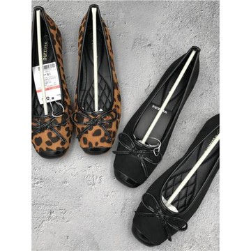 外貿大碼鞋晚晚風溫柔鞋秋蝴蝶結氣質方頭單鞋網紅平底鞋休閑女鞋