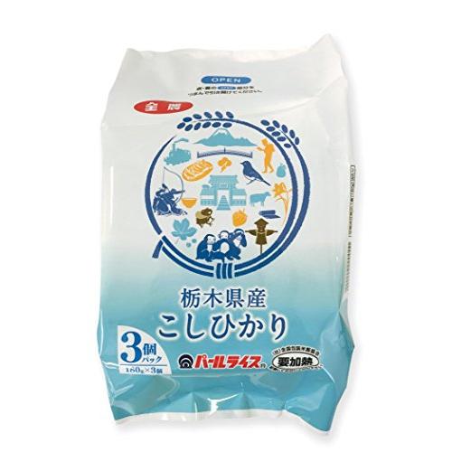 パールライス パックご飯 栃木県産コシヒカリ 180g×24個