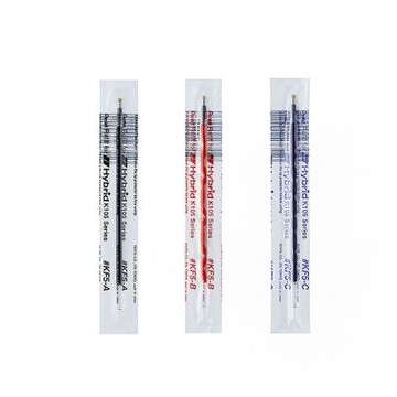 【Pentel 飛龍】中性筆芯 0.5mm 12支/盒 KF5(黑/紅/藍)