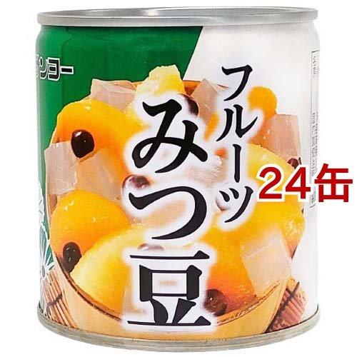 サンヨー フルーツみつ豆 EO5号 295g*24缶セット