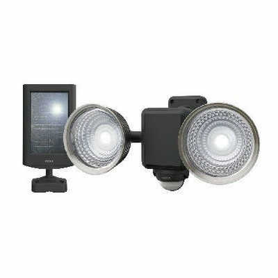 RITEX　１．３Ｗ×２灯　フリーアーム式ＬＥＤソーラーセンサーライト：S-25L #2731＜ライテックス・ムサシ＞