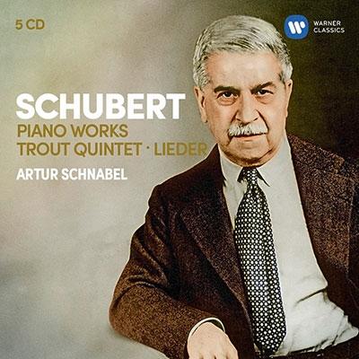 ARTUR SCHNABEL SCHUBERT PIANO WORKS TROUT LIEDER