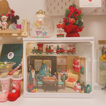 盲盒收納泡泡瑪特展示盒亞克力手辦收藏架娃娃別墅場景透明娃柜大