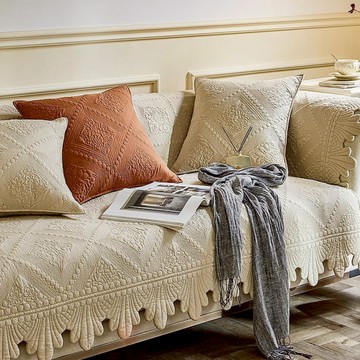 Mini嚴選 歐式復古沙發扶手墊 CN0475-WW-0  米色  70 x 70cm