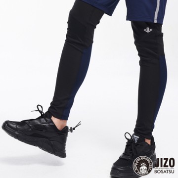 地藏小王-BLUE WAY-異材質剪裁貼腿褲