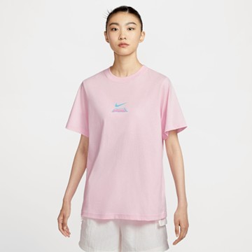 NIKE 短袖上衣 女款 運動 AS W NSW SS TEE ESSNTL GCEL 白粉 HM4625-663