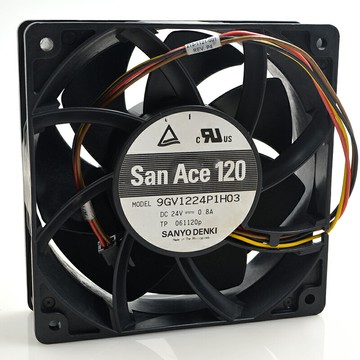 三洋 9gv1224p1h03 12cm 12038 24v 0.8A 大風量變頻工控機風扇