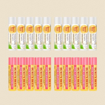 45折↘小朋友無香精護唇膏10入＋愛戀葡萄柚水潤唇膏10入 _Burt’s Bees 【團購優惠組】
