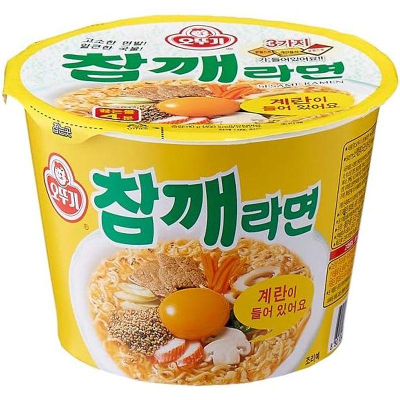 オットギ ごまラーメン(カップラーメン) 3個入   チャムケラーメン   韓国食品   韓国ラーメン (海外直送)