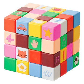 MY LITTLE TIGER 磁力方塊魔術色彩組  多色  1組