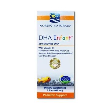 北歐天然 嬰兒液體魚肝油 (含DHA) 60ml/瓶 美國原裝進口
