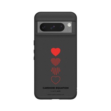 Pixel 8 Pro SolidSuit 黑 - Valentine's Day Collection - 愛的方程式：心動頻率（紅）